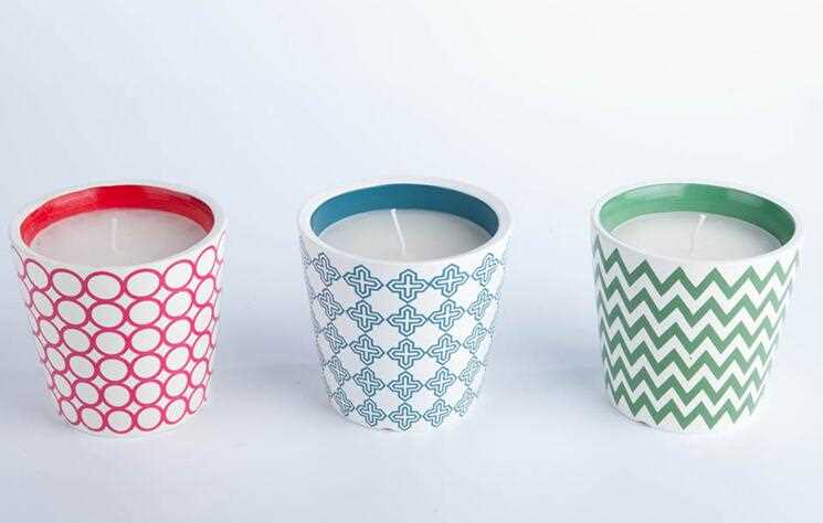 exquisite good ceramic crafts citronella oil candles