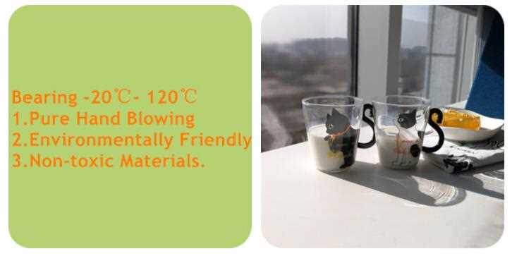 Factory Cheap Cat Water Glass Cup Wholesale