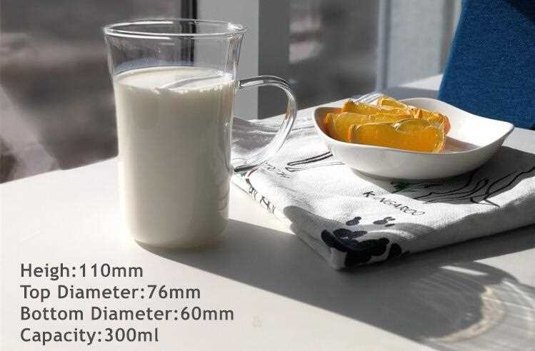 Handblown Lead Free Clear Customized Drinking Glass