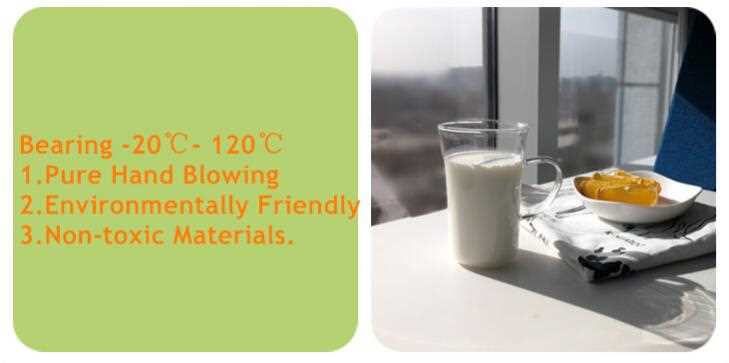 Handblown Lead Free Clear Customized Drinking Glass