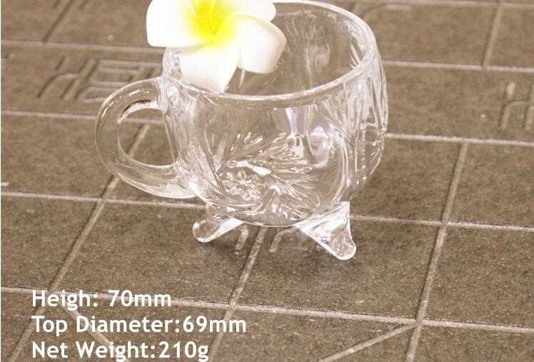 Modern Clear Mini Drinking Water Glass