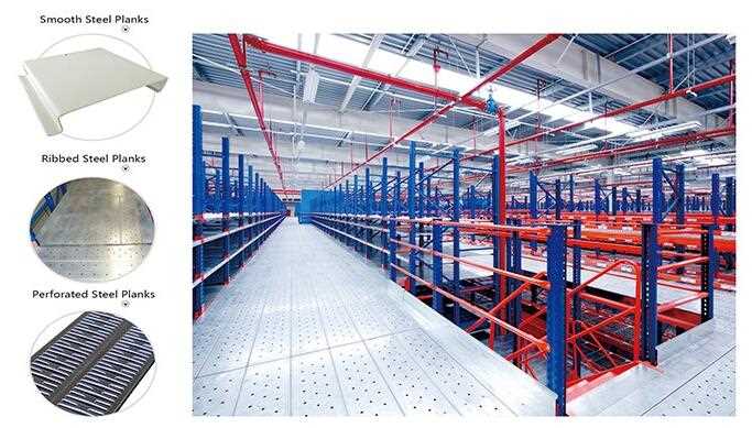 galvanized metal mezzanine floor