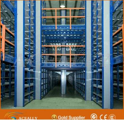 steel stacking shelves mezzanine floor