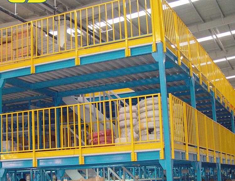 multi-level heavy duty steel mezzanine floor