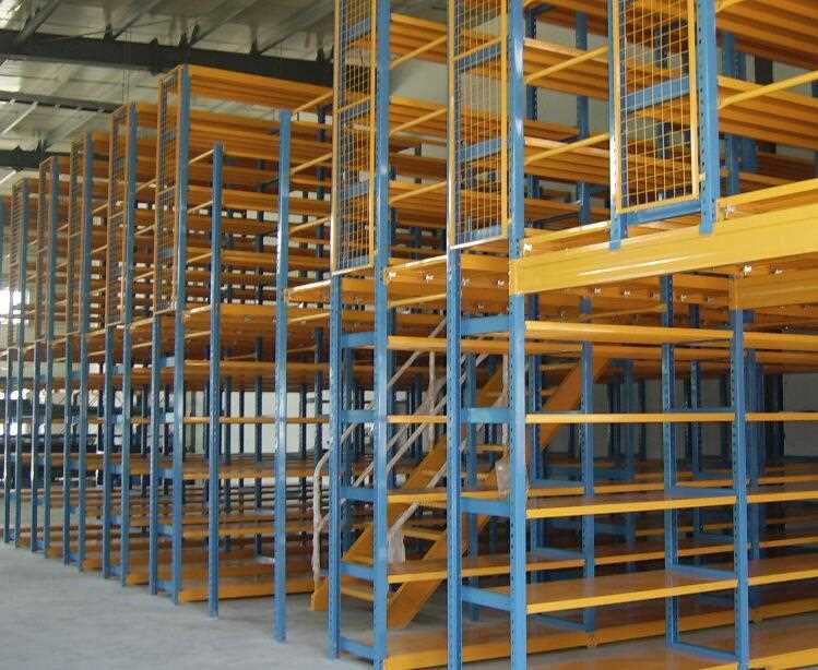 multi-level heavy duty steel mezzanine floor