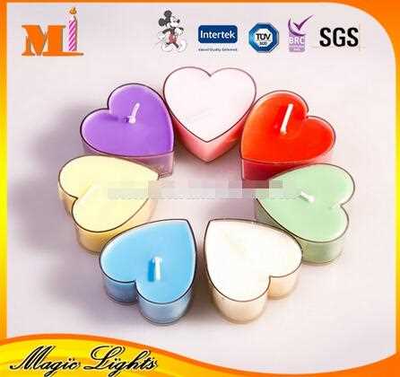 100% Cotton Cheap Colorful Tealight Candle