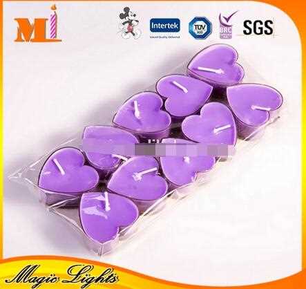 100% Cotton Cheap Colorful Tealight Candle