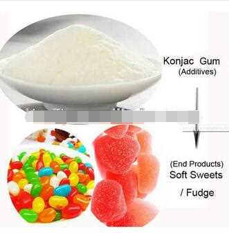 Food manufacturer ,flavors of chewing-gum, pure Konjac gum