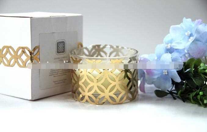 Scented Candle With Gold Laser Cut 