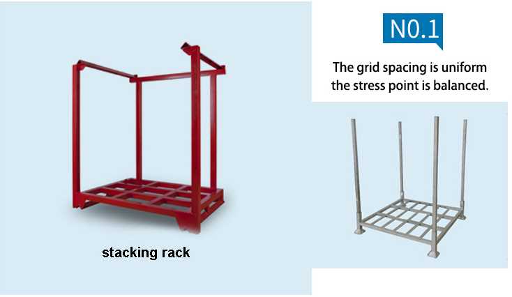 Saving space high load high quality warehouse stacking frame