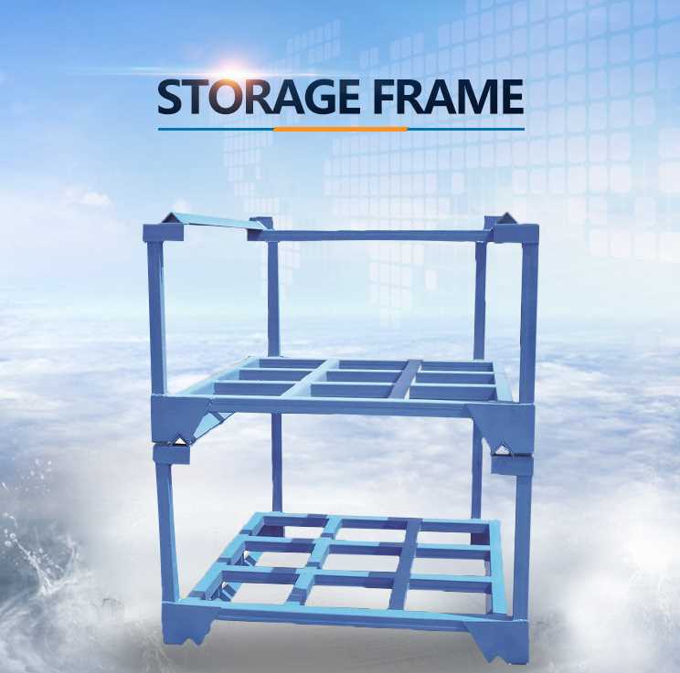 Professional design warehouse storage foldable stacking rack
