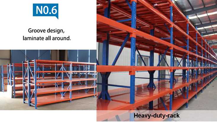 Adjustable industrial warehouse metal stainless steel shelf