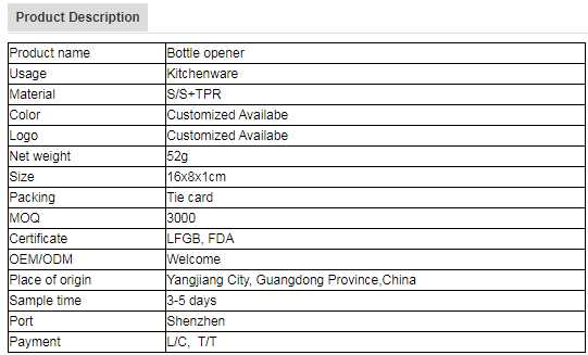 production description