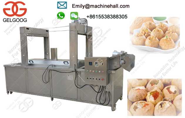pani puri frying machine