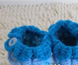 Manufacturers wholesale handmade crochet baby wool shoes cute toddler shoes