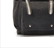 2015 New Luxurious Waxed canvas leather backpack bag