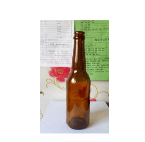 Custom recycled round beer glass bottle crown cap wholesale