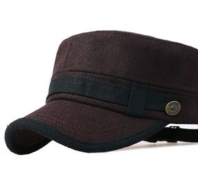china military style custom fashion wool felt chinese hats