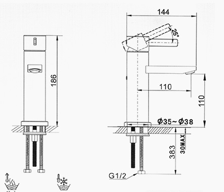 Basin Faucet(212204-01-LS)