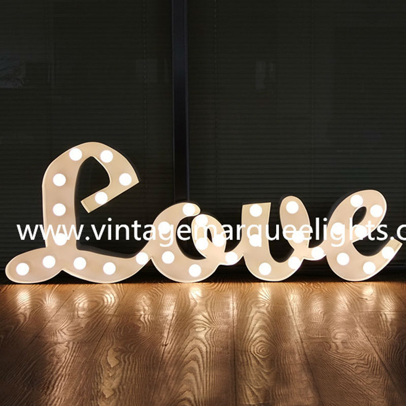 direct manufacturer of fairground distressed letter light