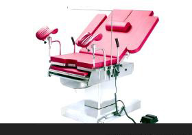 Electric slant column operating table