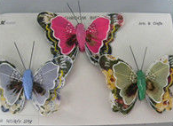Butterfly for Home Decor/ Decorative Feather Butterfly