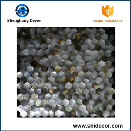 Hot Sale Black slip shell mosaic