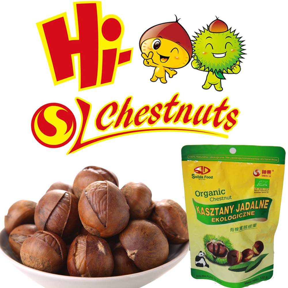 organic snack ready to eat chestnuts