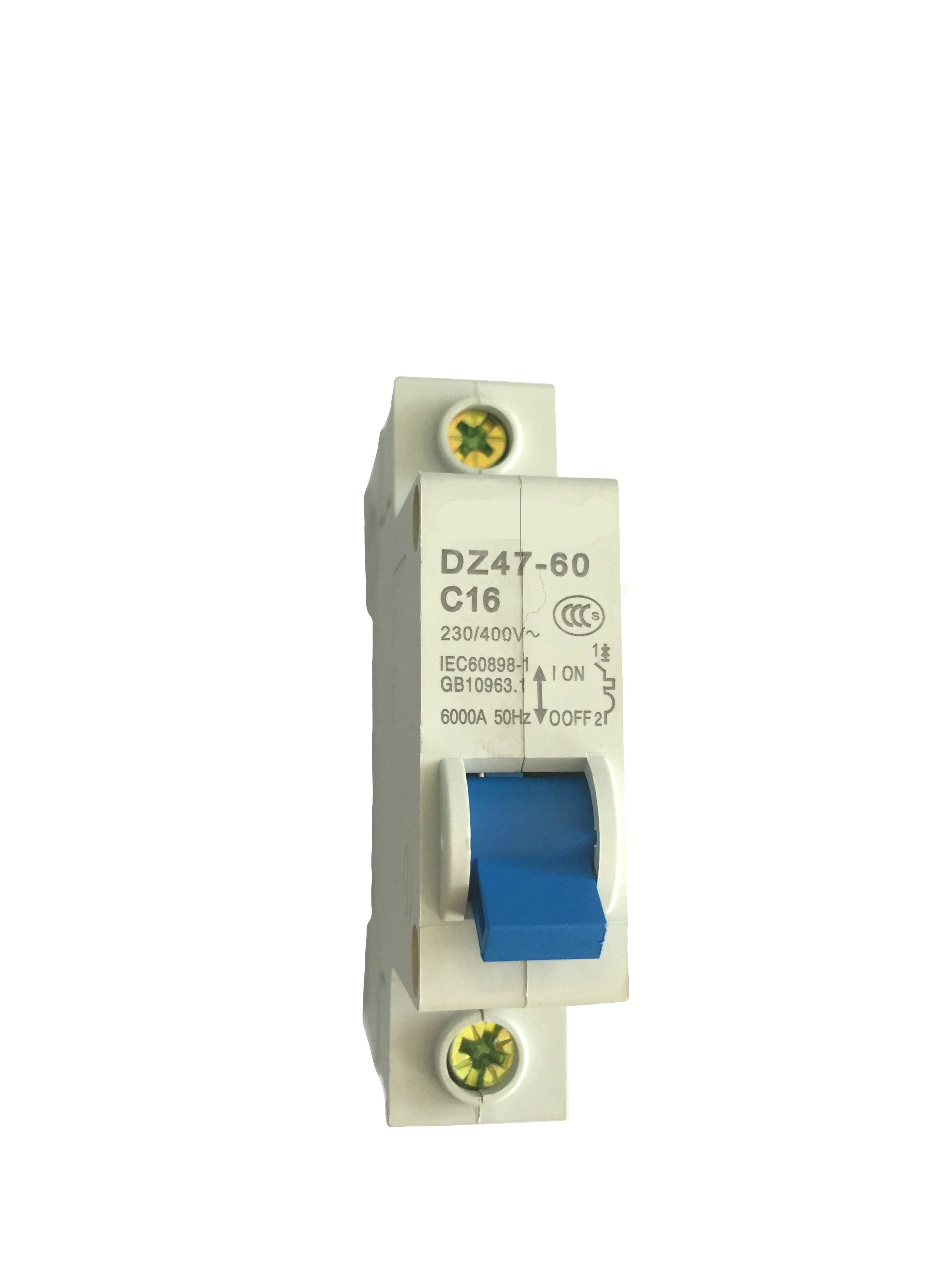 dz47-63 mcb circuit breaker 1p 2p 3p 4p