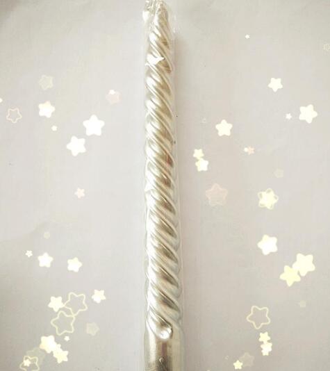 Christmas scented taper spiral candle