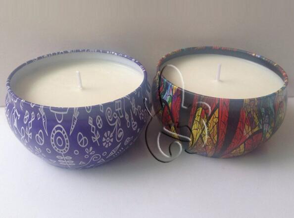 12*8cm milti-scent candles in ceramic jar