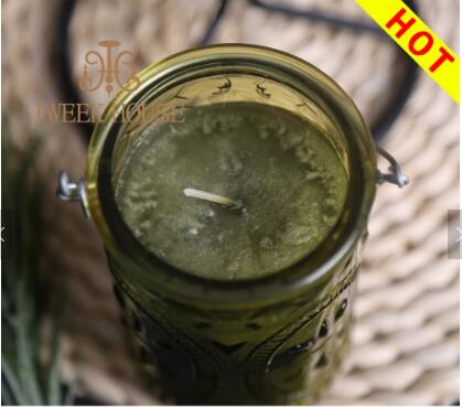 100% Natural Scented Candles in Glass Jar