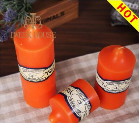 Paraffin Wax White Pray Church Pillar Candles