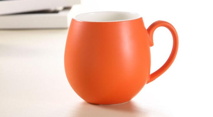 380ml Matt Color Glaze Finished Ceramic Mugs