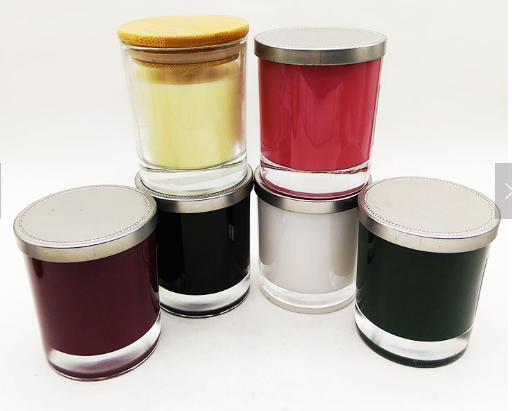 Popular Multi Color Scented Jar Glass Candles