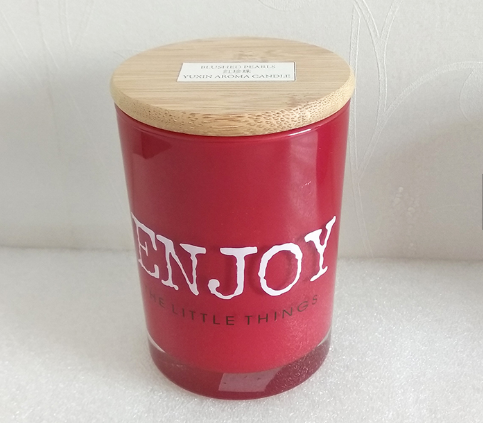 Luxury Scented Crystal Jar Candles With Wooden Lids