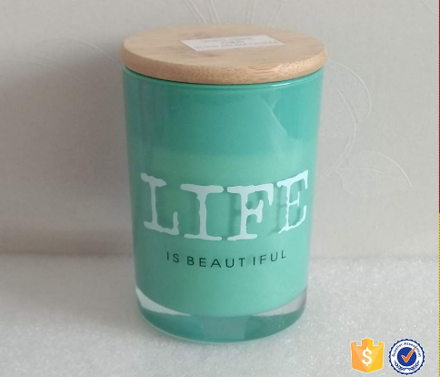 Luxury Scented Crystal Jar Candles With Wooden Lids