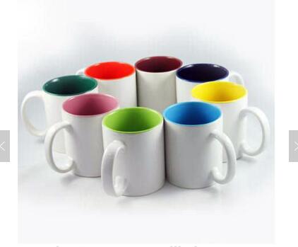 11oz top grade inner colourful mug cup