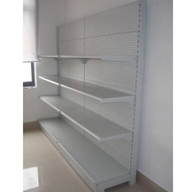 Retail pegboard shelving