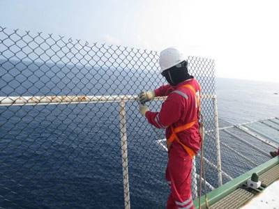 Chain Link Helideck Mesh