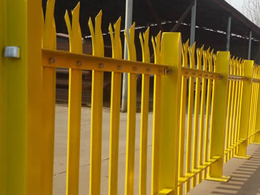 Powder Coated Palisade Fencing