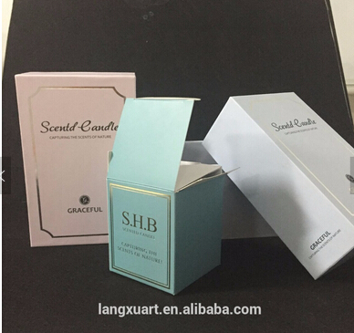 Luxury cylinder virious glass jar scented candle