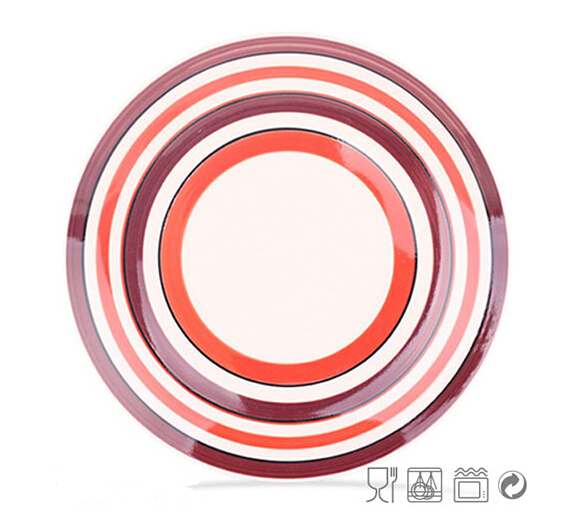 Handpainting Multicolor Cheap Ceramic Plate