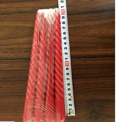 Multi-Colored Paraffin Wax Pillar Candle