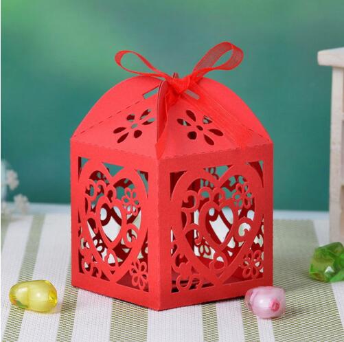 Little Ivy Vine Laser Cut pearl wedding paper gift box