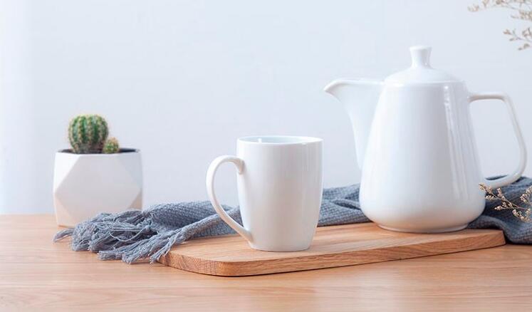 17oz custom eco-friendly white mugs wholesale