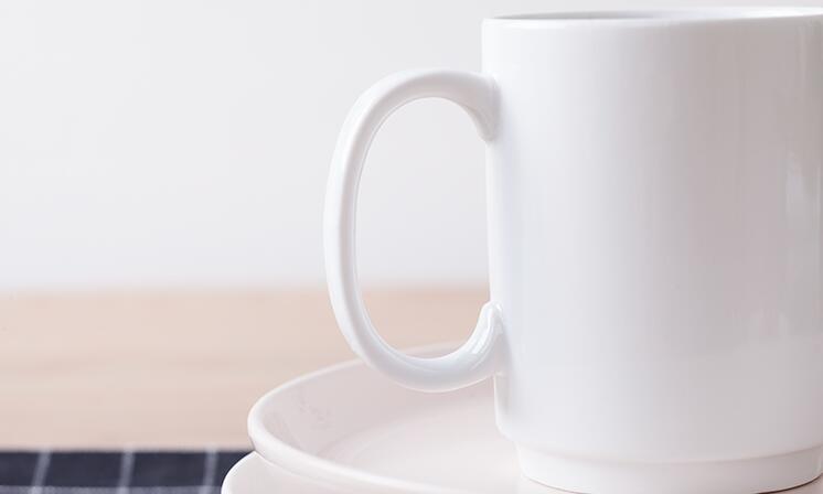OEM Plain White Glazed Coffee Cups