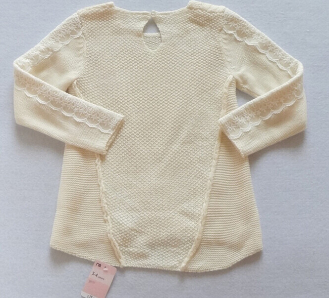 Ladies Hollow Sleeve White Women Sweater for sale