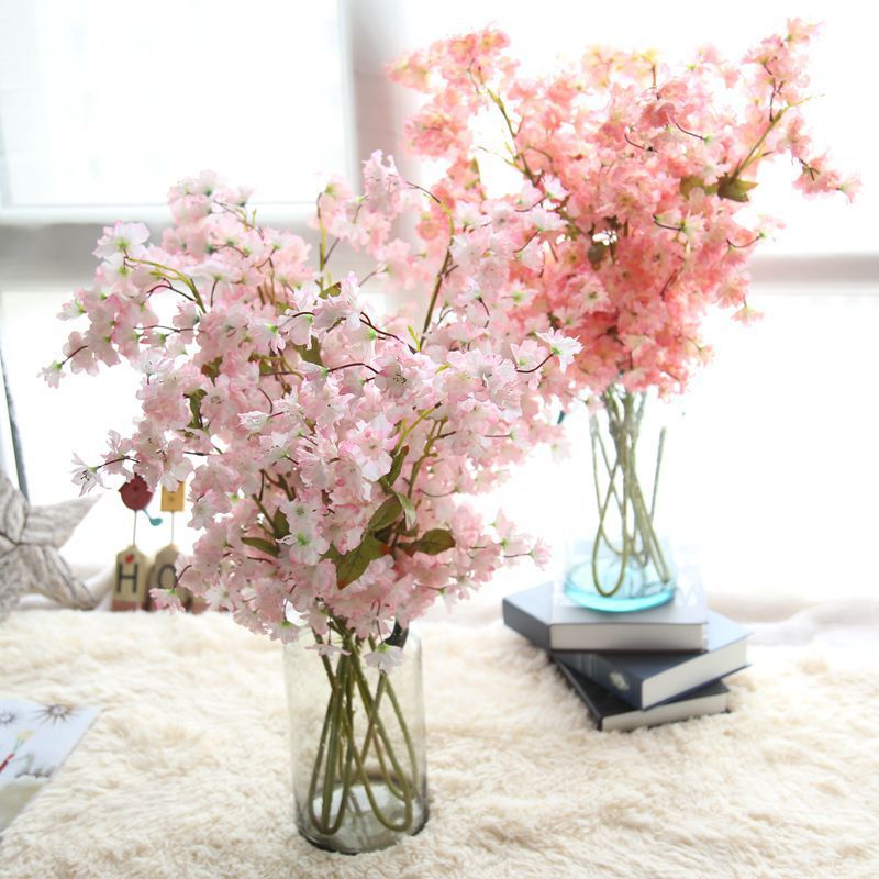 YO CHO Decoration Wedding hotel room party accessory Silk Flowers artifical flowers silk sakura cherry blossom Oriental cherry