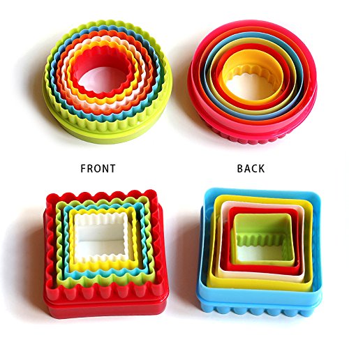 Colorful Sandwich Fondant Cake Fruit Vegetable Shapes Cutter,Multi-size Plastic Biscuit Cutters, Cookie Cutter sale